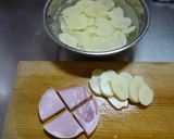 じゃがいもとハムのミルク煮作り方1写真
