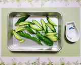 夏の夕飯簡単昼食胡瓜豚しゃぶゴマダレ素麺作り方1写真