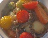 華やか！新じゃが肉じゃが。作り方4写真