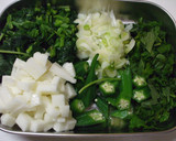 真夏に美味しい　エジプト野菜の和風そば作り方1写真