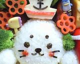 *しろたん弁当*キャラ弁*作り方1写真