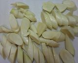 ノンオイル　マコモタケと牛肉の炒めもの作り方3写真