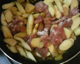 ノンオイル　マコモタケと牛肉の炒めもの作り方7写真