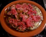 牛肉の柳川鍋作り方3写真