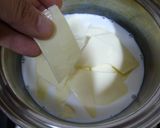 経済的♪プロセスチーズ（スライス）ケーキ作り方2写真
