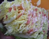和風味♪白菜と豚バラ卵とじ♪作り方1写真