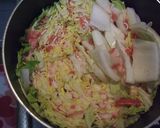 和風味♪白菜と豚バラ卵とじ♪作り方2写真