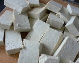 我が家の中華✿甘辛豆腐ステーキ作り方1写真