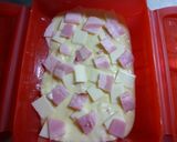 ＊ルクエdeベーコンチーズ蒸しパン＊作り方4写真