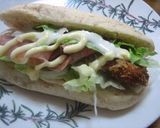 鶏胸肉フライのシーザードレッシングサラダ作り方4写真