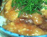 鳥天しょうゆとろとろ丼作り方6写真