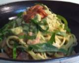 和洋！塩辛とアボカドソースのパスタ作り方5写真
