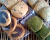 抹茶のアイスボックスクッキー作り方8写真