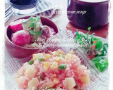 鮭フレークとじゃが芋のバター醤油炒飯作り方6写真