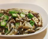 レンチンで☆ダイエットきのこもずく酢♪作り方8写真