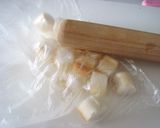 ＦＰで鶏団子★つなぎはお麩作り方2写真