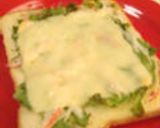 セロリの葉×チーズトースト作り方13写真