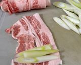 豚ロースの長ネギ巻き〜♪作り方2写真
