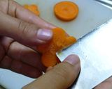 超簡単飾り切り☆人参のねじり梅っ!作り方5写真