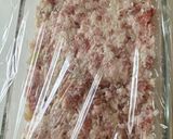 焼肉生だれ丸めないレンジ煮込みハンバーグ作り方7写真
