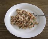 梅とじゃこのチャーハン作り方5写真