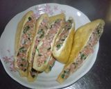 ぎょうざだね油揚げ詰め焼き作り方3写真