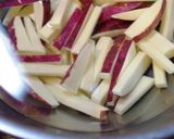 豚肉とさつまいもの辛い炒め物作り方1写真
