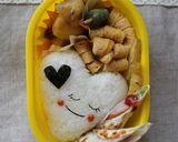 ＊キャラ弁＊ハートちゃん♪作り方3写真