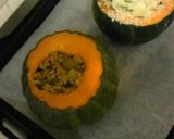 ハロウィンに!かぼちゃの肉詰めカレー風味作り方6写真