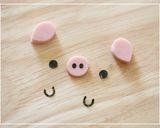 ブタちゃんおにぎり＊キャラ弁作り方2写真