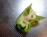 材料5つ簡単ピーマン肉詰めinチーズ作り方3写真