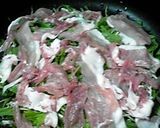 超簡単！水菜と豚肉の重ね蒸し作り方2写真