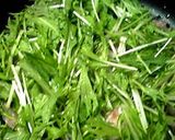 超簡単！水菜と豚肉の重ね蒸し作り方3写真