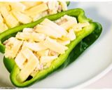 ＊お弁当おかず＊　ピーマンのはんぺん詰め作り方3写真