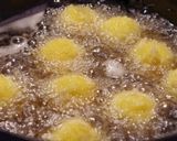 さつまいもとクリームチーズのコロッケ作り方5写真