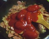 簡単『トマトとベーコンのクリームパスタ』作り方4写真