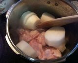 圧力鍋で♪トロトロ鶏手羽と大根の煮物作り方4写真