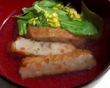菜花とさつま揚げのお吸い物作り方5写真