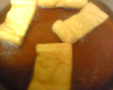 〜お揚げ丼〜ほうれん草と油あげの卵とじ作り方3写真