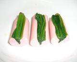 ほうれん草を食べた♪魚肉ソーセージフライ作り方4写真