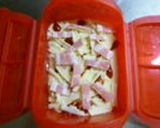 朝食＆ランチ♪レンジdeHMピザ蒸しパン作り方4写真