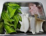 四角豆と卵の炒め物☆作り方1写真