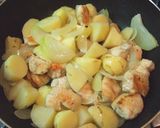 鶏の米粉揚げと野菜の煮付け作り方7写真
