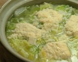 白菜と鶏挽肉の旨味スープ鍋作り方8写真