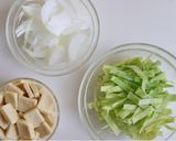 高野豆腐とキャベツのカレーコンソメスープ作り方2写真