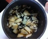 ひじきとレンコンとタケノコの炊き込み飯作り方1写真