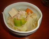 お鍋に☆胡桃と紫蘇入り鶏肉団子作り方4写真