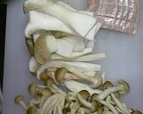 きのことベーコンのにんにくバター醤油炒め作り方1写真