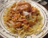 お家にあるもので☆豚おろし冷静パスタ作り方6写真