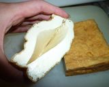 おつまみにも!厚揚げのネギ味噌はさみ焼き作り方2写真